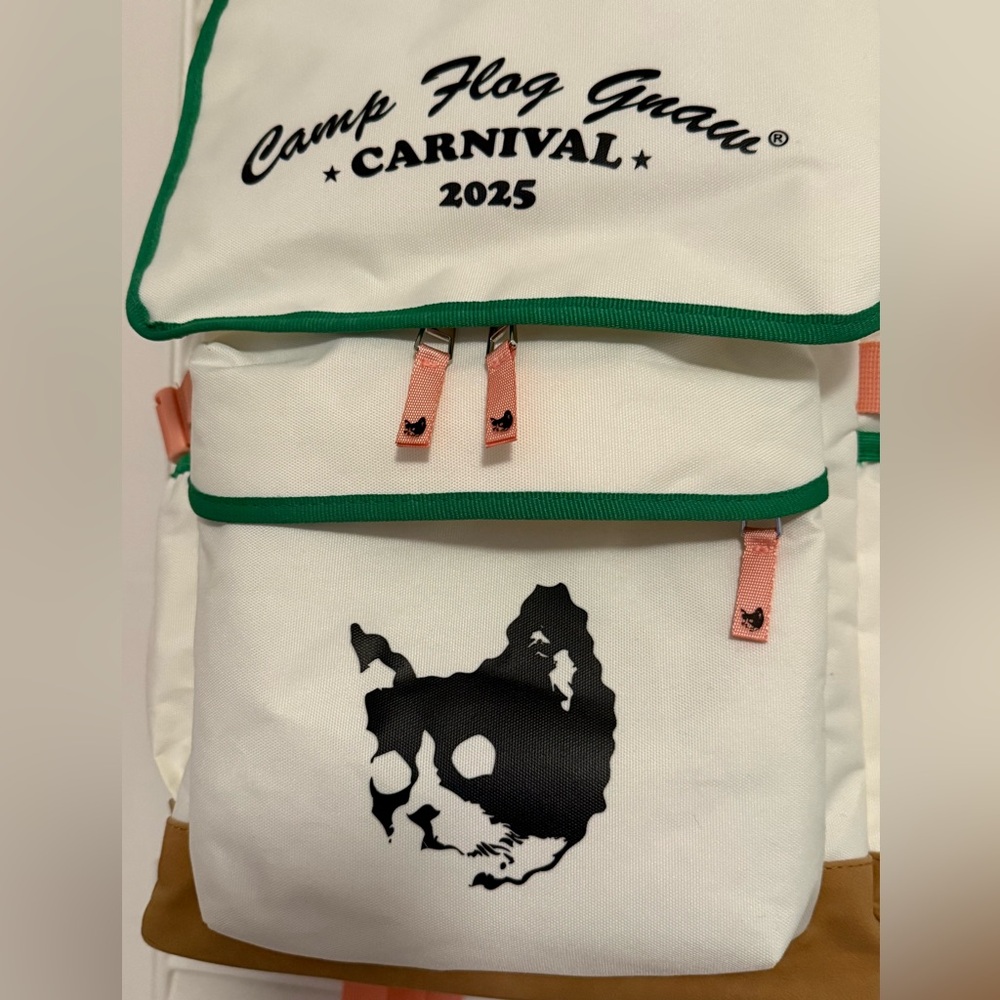 Golf Wang White and Brown Backpack - Picture 2 of 8